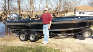 Our new Tuffy boat.